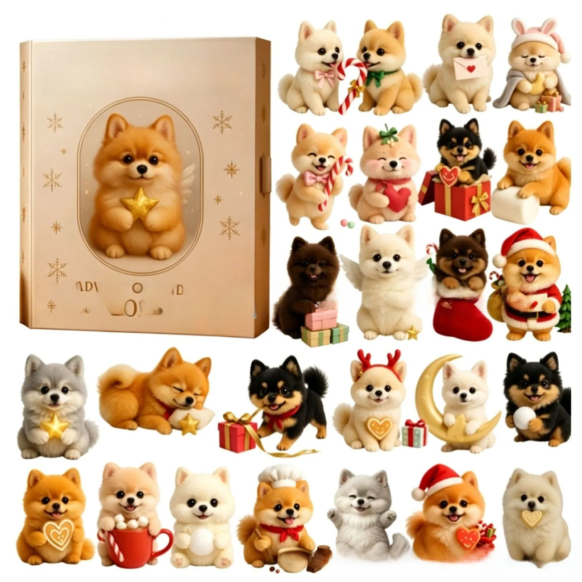 Calendario de Adviento con Figuras Sorpresa